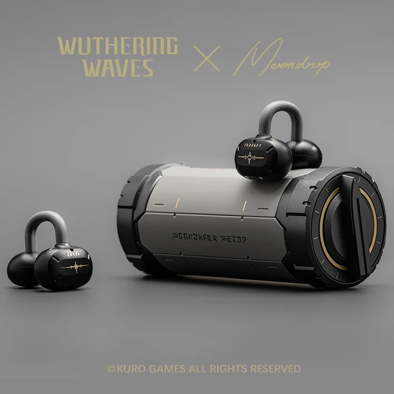 Wuthering Waves X MOONDROP U.C.T.S. OWS Ear Clip Headphones Bluetooth 6.0 Earphone LHDC-V HiFi Transmission AI Noise Cancelling