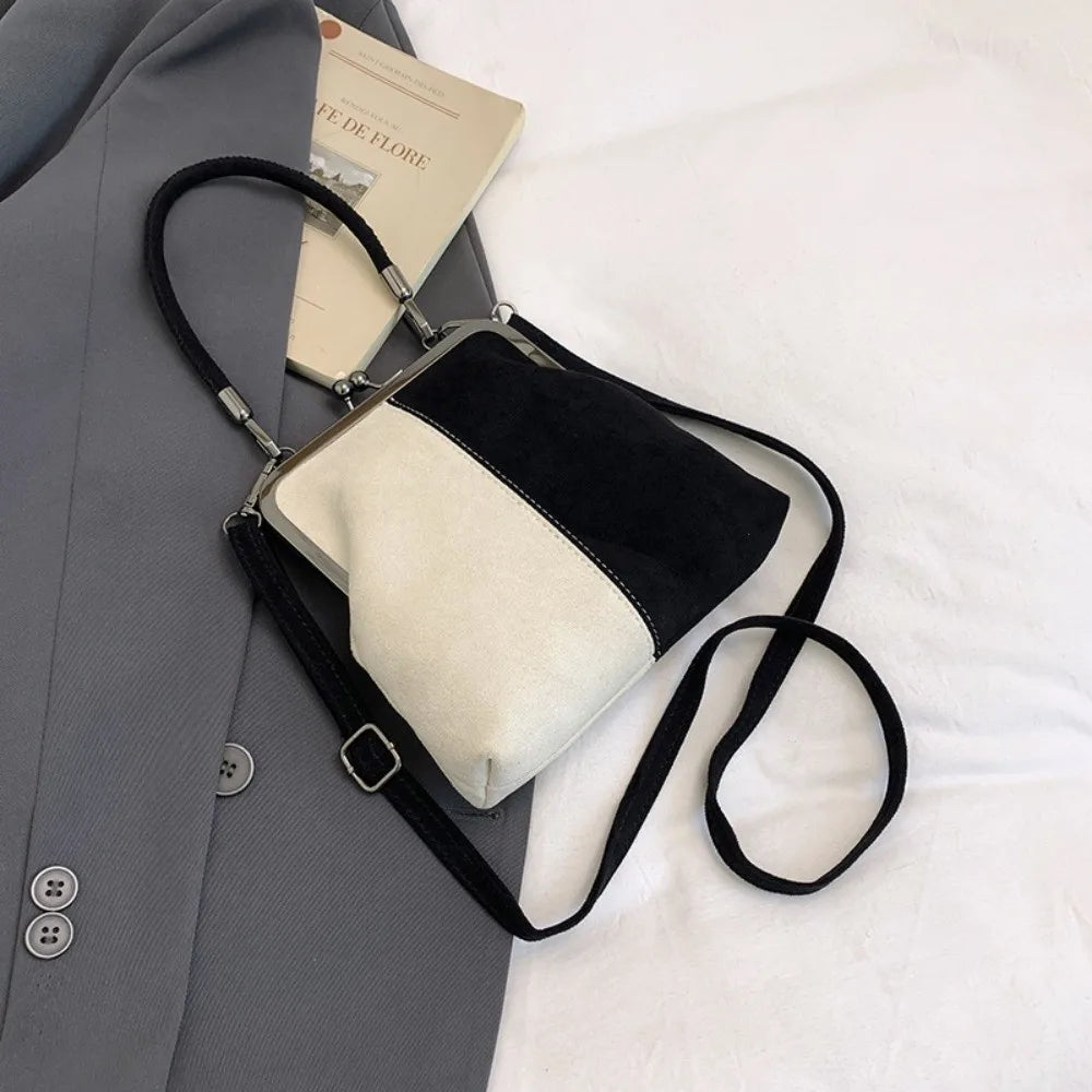 New Vintage Style Women Handbag Fashionable Navy Blue Designer Shoulder Bag Versatile Lady‘s Denim Purses Crossbody Bags