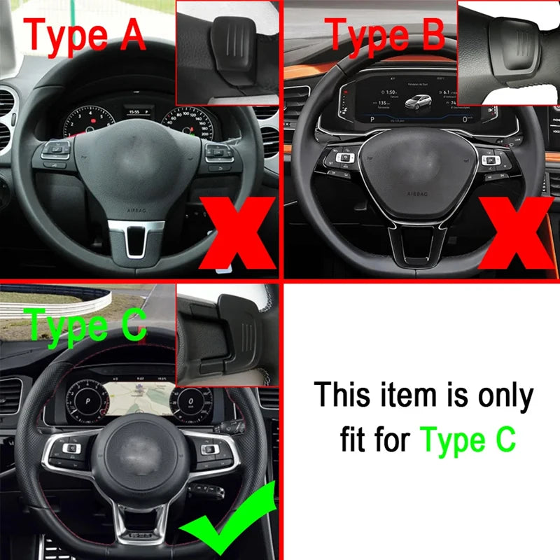 Car Steering Wheel Paddle Shift Extend Shifter Sticker For VW Golf 7 GTI MK7 GTE GTD RLINE Volkswage POLO Scirocco Sagitar GLI
