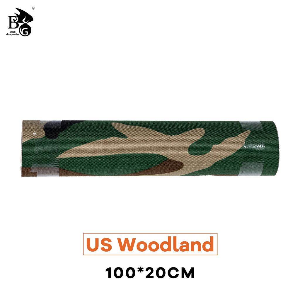 Self-Adhesive Camo Wrap – Reusable, No Residue for Airsoft Equipment, Optics, Knives, Tactical Gear – Anti-Slip & Scratch Protection – MultiCam Tropic(20 cm x 100 cm roll)