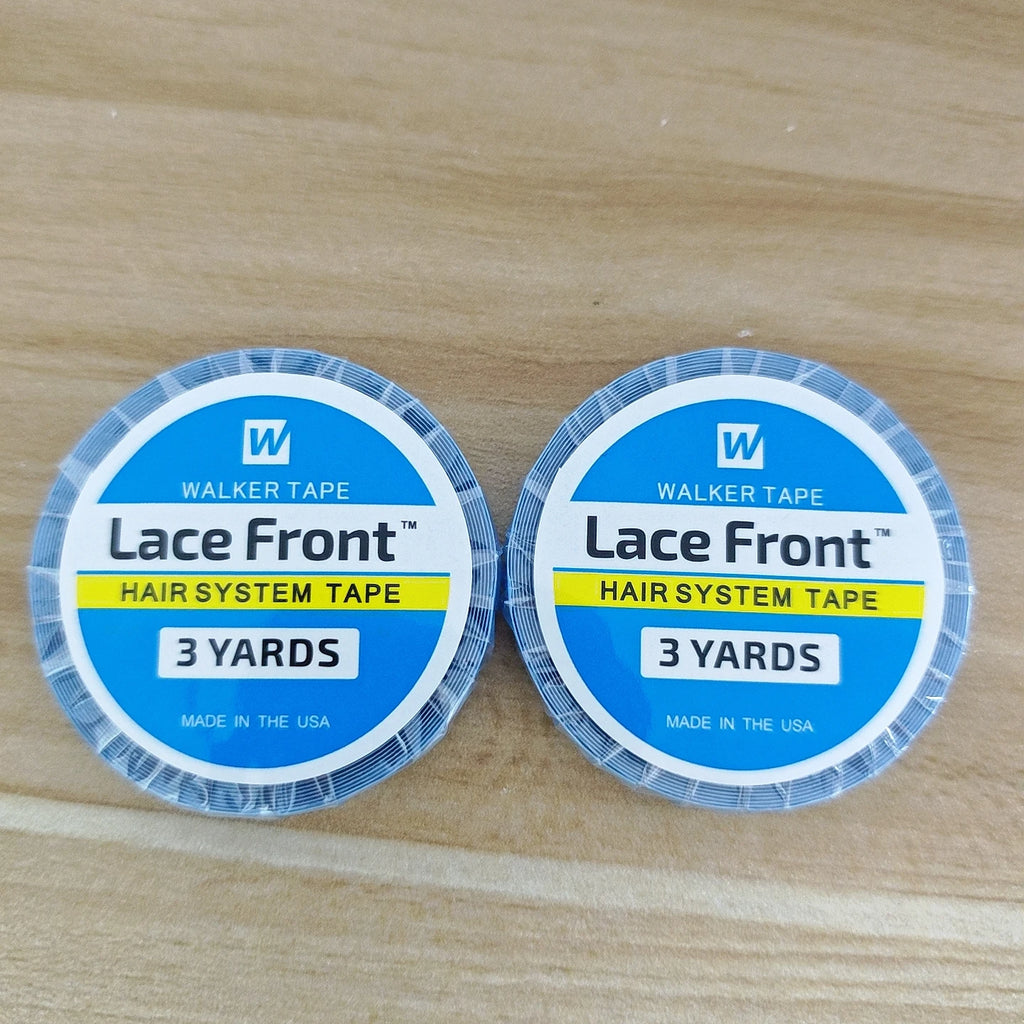 1/2/3 Roll 3 Yards*0.8 CM Super Hair Blue Tape Double-Sided Adhesive Tape for Hair Extension/Lace Wig/Toupee