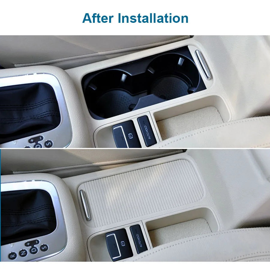 Car Front Center Console Sliding Shutters Replacement Cup Holder Roller Blind Cover For Volkswagen Tiguan For VW SHARAN