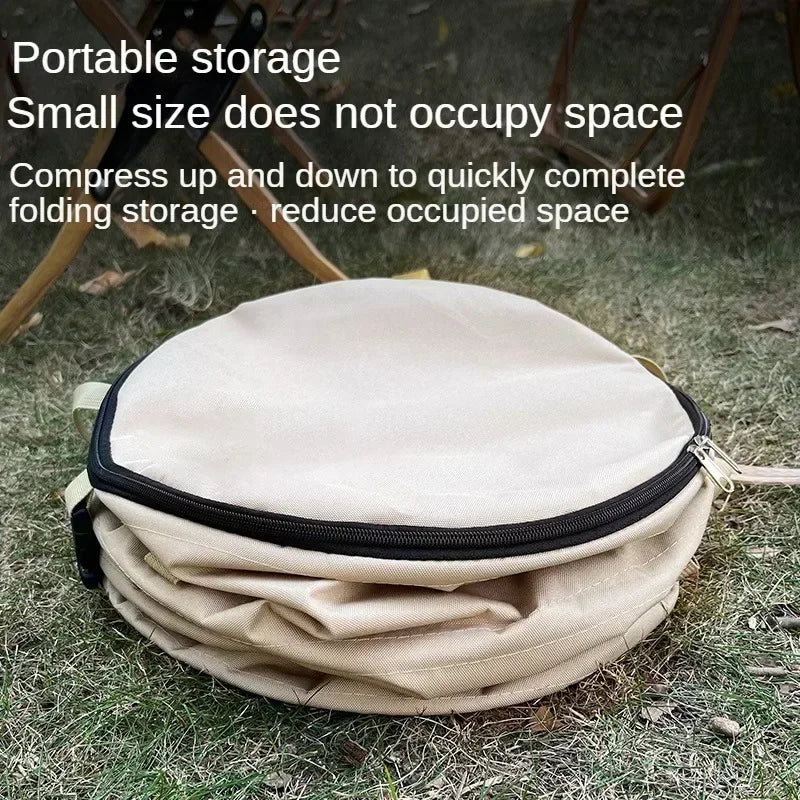 Outdoor Camping Trash Can, Foldable Multifunctional Storage Box, Household Large Capacity Dirty Clothes Basket, Storage Bag