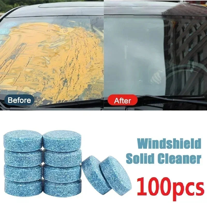 Car Windscreen Effervescent Tablets Solid Cleaner Auto Windshield Wiper Cleaning Tablets Glass Cleaning Car Washing Accessories