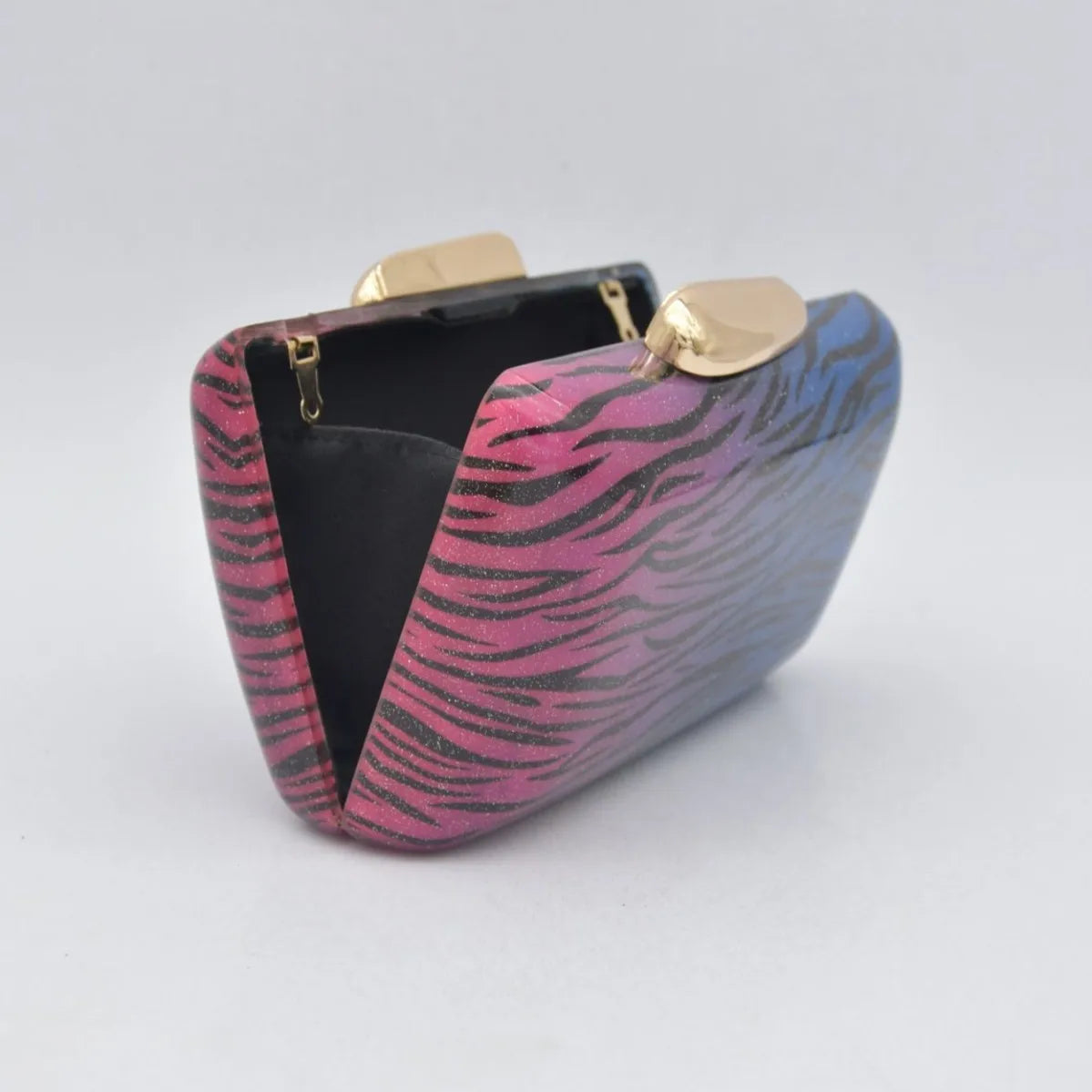 Acrylic clutch bag women designer evening party box purse 2025 new pink green white color handbag wholsale