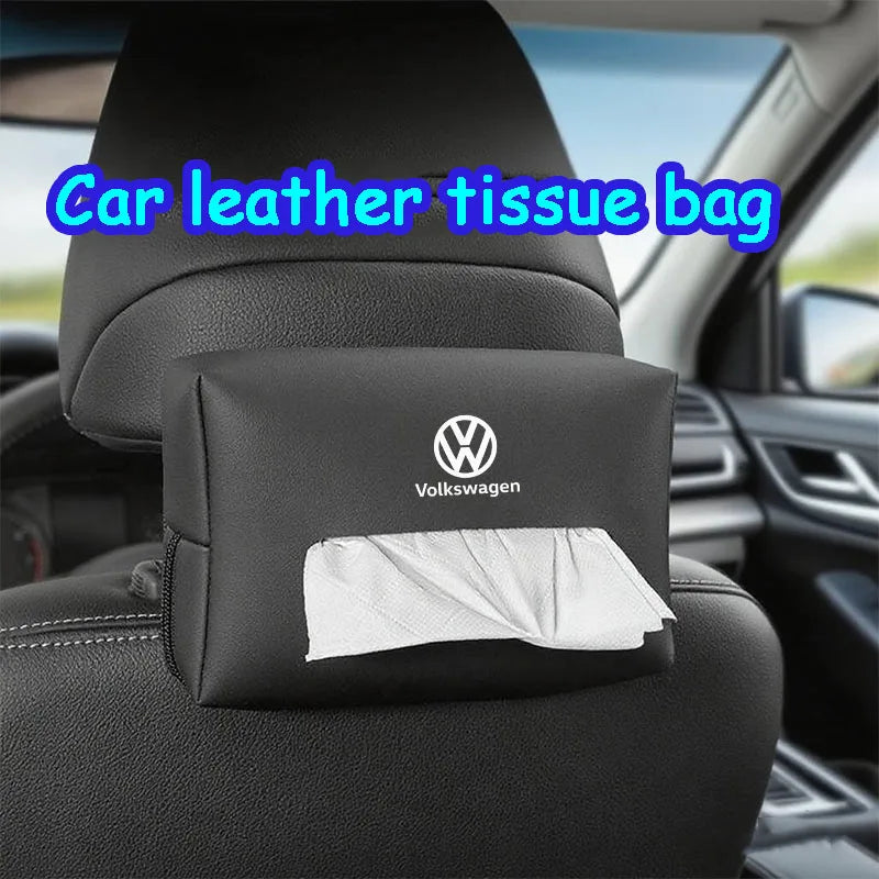 car accessories tissue bag,high-end,easy to install,for Volkswagen Jetta Golf Passat Polo Tiguan Arteon Touareg Taigo Caddy ID.3