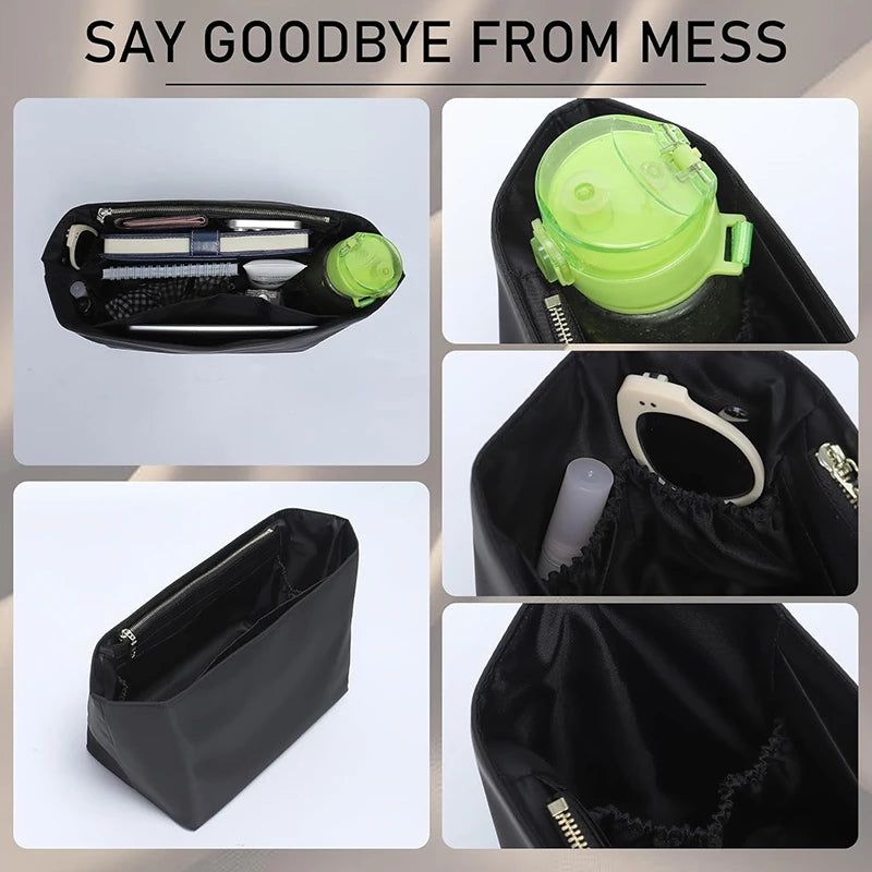 Nylon Purse Organizer Insert For Longchamp Le Pliage Large Tote Handbags Lghtweight Luxury Insert Bag Divider Shaper