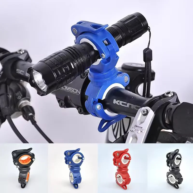 Bicycle Flashlight Holder, Lamp Holder, Night Riding Headlight Holder, Lamp Clip, Mountain Bike Riding Bike Accessories