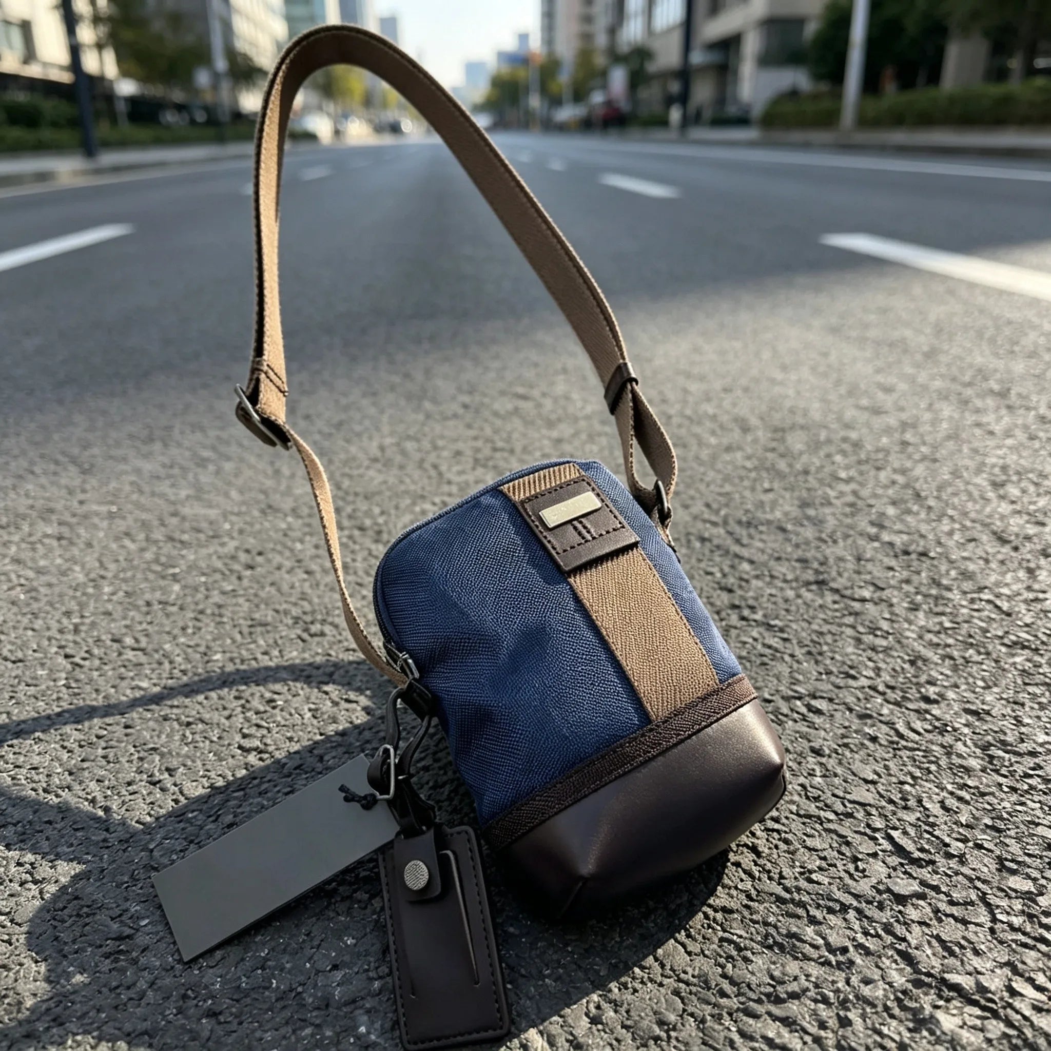 Casual Mini Ballistic Nylon Crossbody Bag New Stylish Single Shoulder Phone Storage Bag
