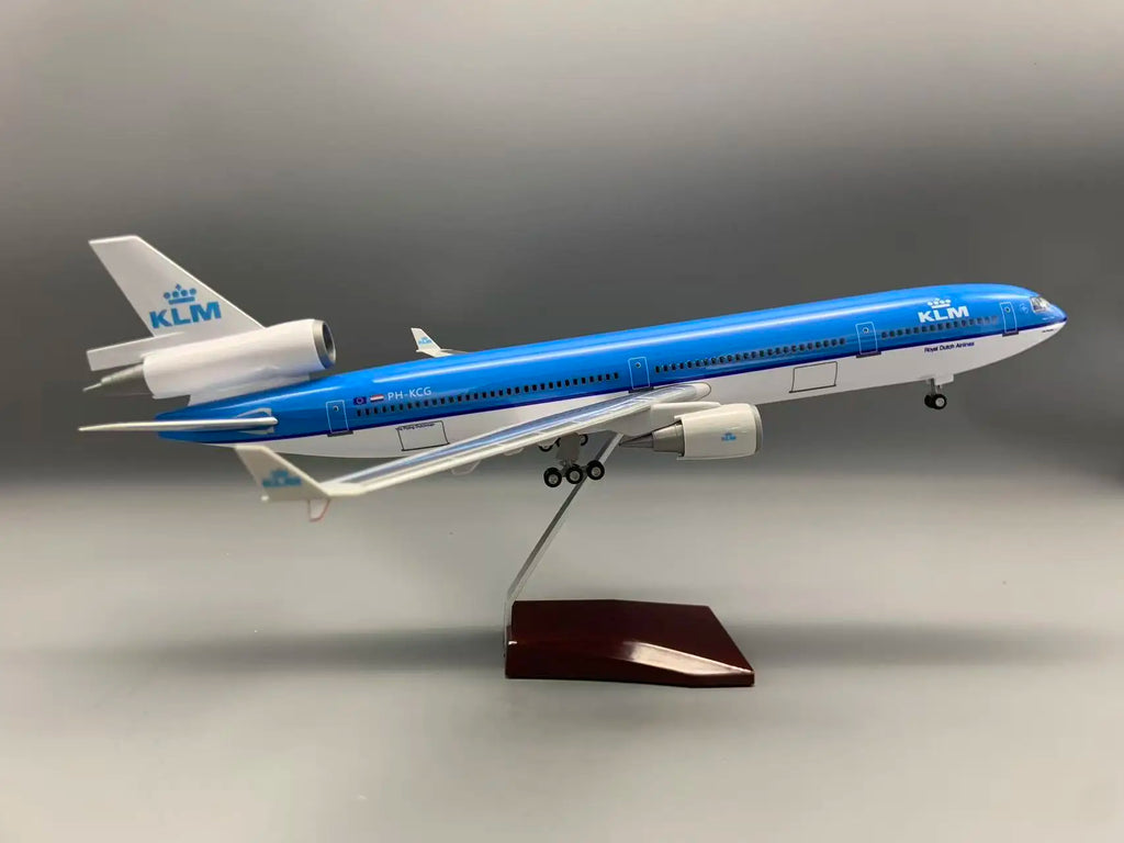 New KLM MD11 Airplane Model 47cm Royal Dutch MD-11 Passenger Aircraft Plane for Collection Birthday Collected Gift By Aviation