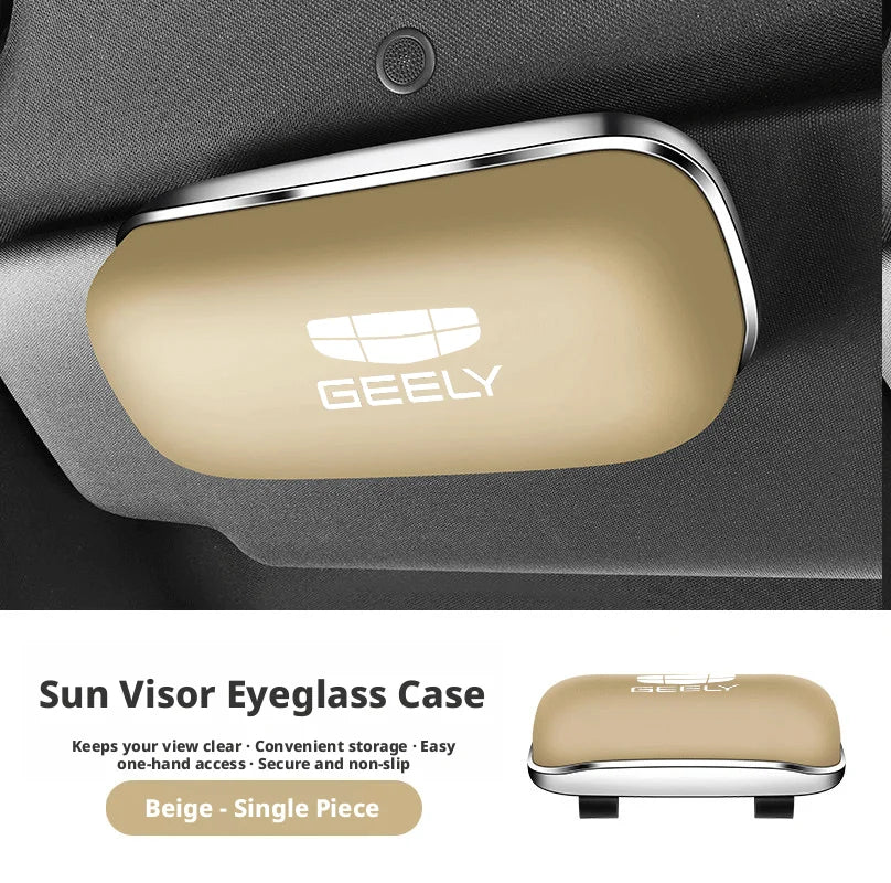 Suitable for Geely Car Glasses Case Dihao Xingrui Boyue L Galaxy Starship 7 Star Wishes Sunglasses Case Car Glasses Clip Storage