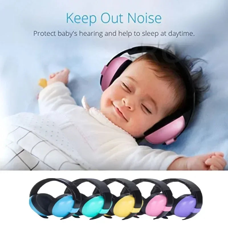 Child Earmuff Anti Noise Baby Headphones Children Sleep Ear Stretcher Baby Ears Protection Children Earmuffs  Sleeping  Earplugs