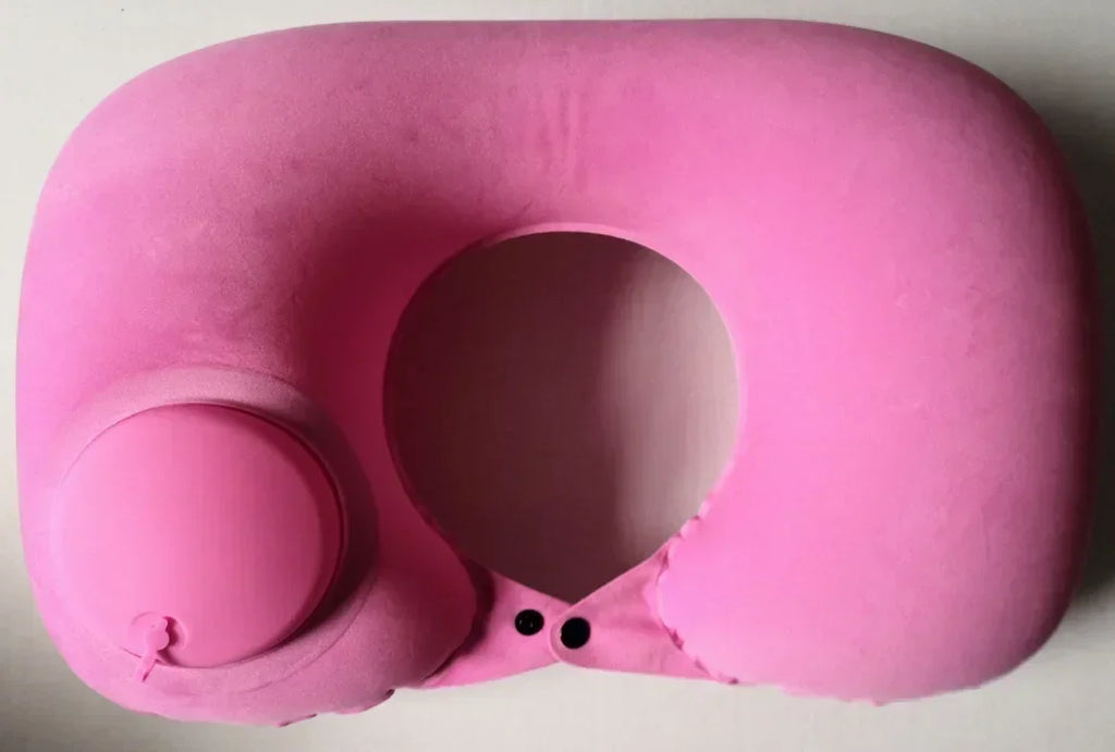 Travel Pillows Inflatable Super Light Portable Neck Pillow U-Shape Automatic Inflatable Cervical Vertebr Pillow 02