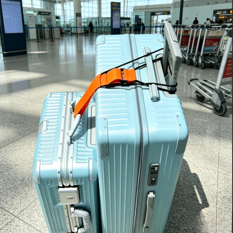 Elastic Adjustable Luggage Strap Carrier Strap Baggage Bungee Luggage Belts Suitcase Belt Travel Security Carry On Straps