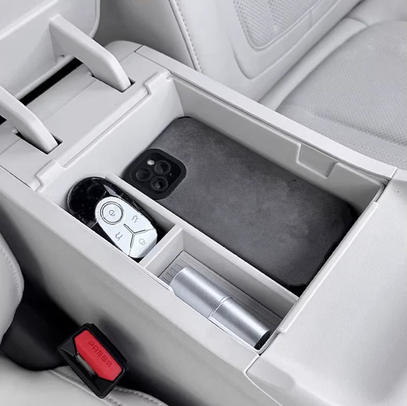 For Geely EX2 Proton eMas 5 Geely Geome Car Armrest Storage Box Center Console Organizer Center Console Interior Accessories
