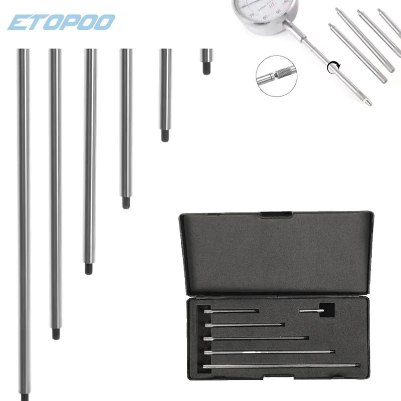 1-6 inch Dial/Digital Indicator Accessory Extension Pole Dial Dia.4.5mm Extension Pole Digital Indicator