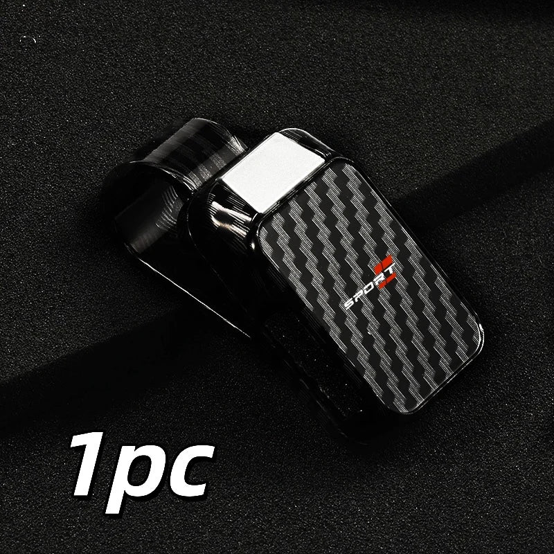 Car sun visor glasses clip available in three colors: red, black, and white Car glasses holder Multifunctional document card hol