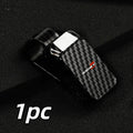 Car sun visor glasses clip available in three colors: red, black, and white Car glasses holder Multifunctional document card hol