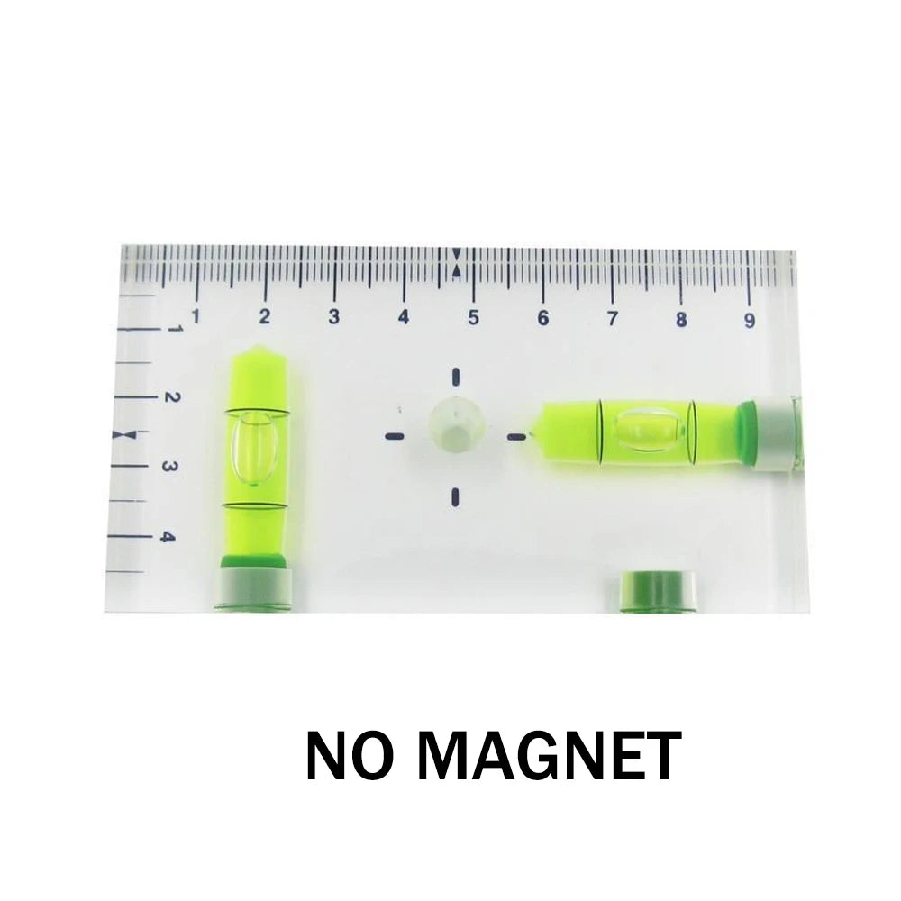 High Precision Transparent Two Direction Magnetic Level Bubble Mini Spirit Level Measuring Tool