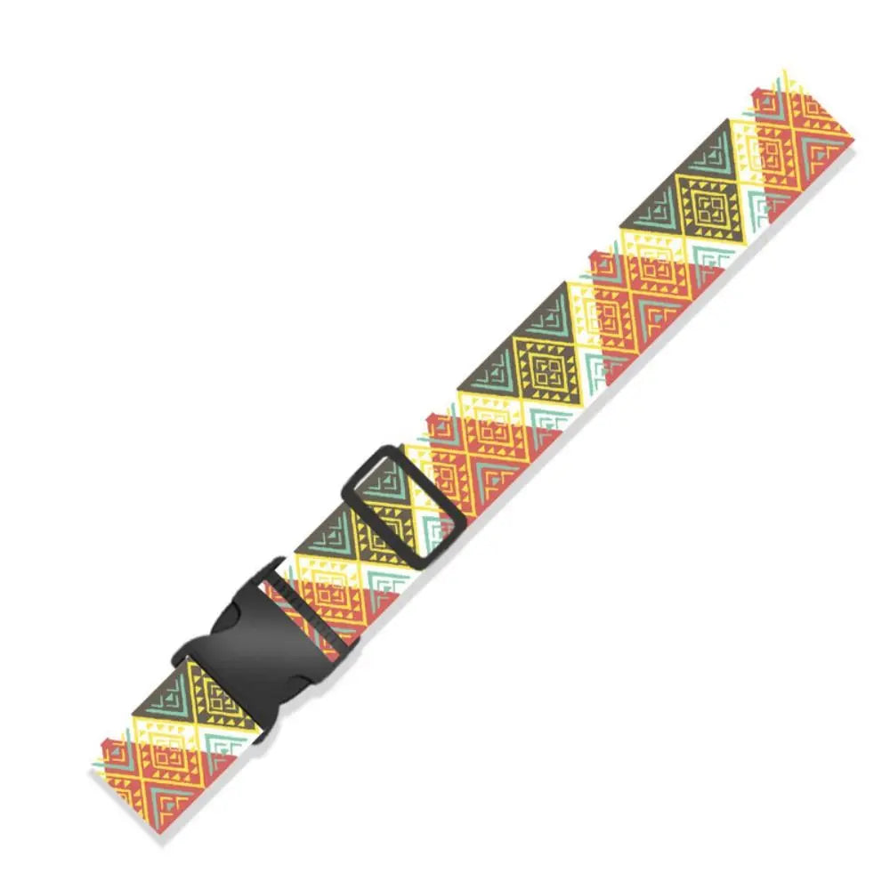 Multicolor Luggage Belts 5*180cm Ethnic Style Baggage Bunding Strap Travel Supplies Reinforce Suitcase Accessories Travel