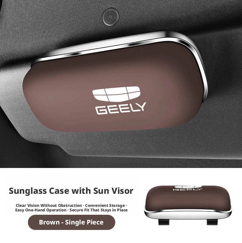 Suitable for Geely Car Glasses Case Dihao Xingrui Boyue L Galaxy Starship 7 Star Wishes Sunglasses Case Car Glasses Clip Storage