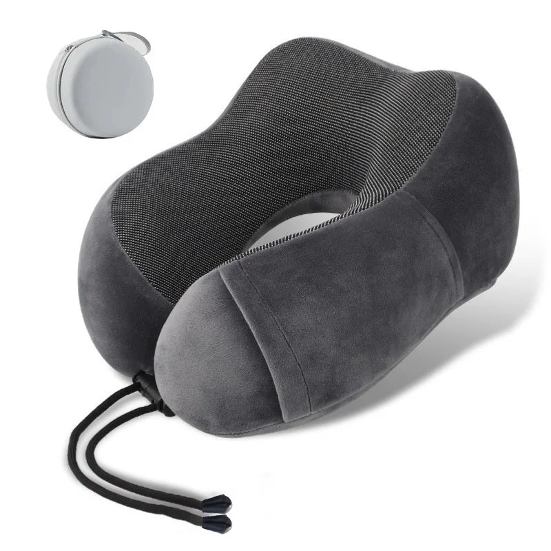 U Shaped Memory Foam Neck Pillow Soft Travel Massage Neck Pillow for Sleeping Airplane Cervical Healthcare Bedding