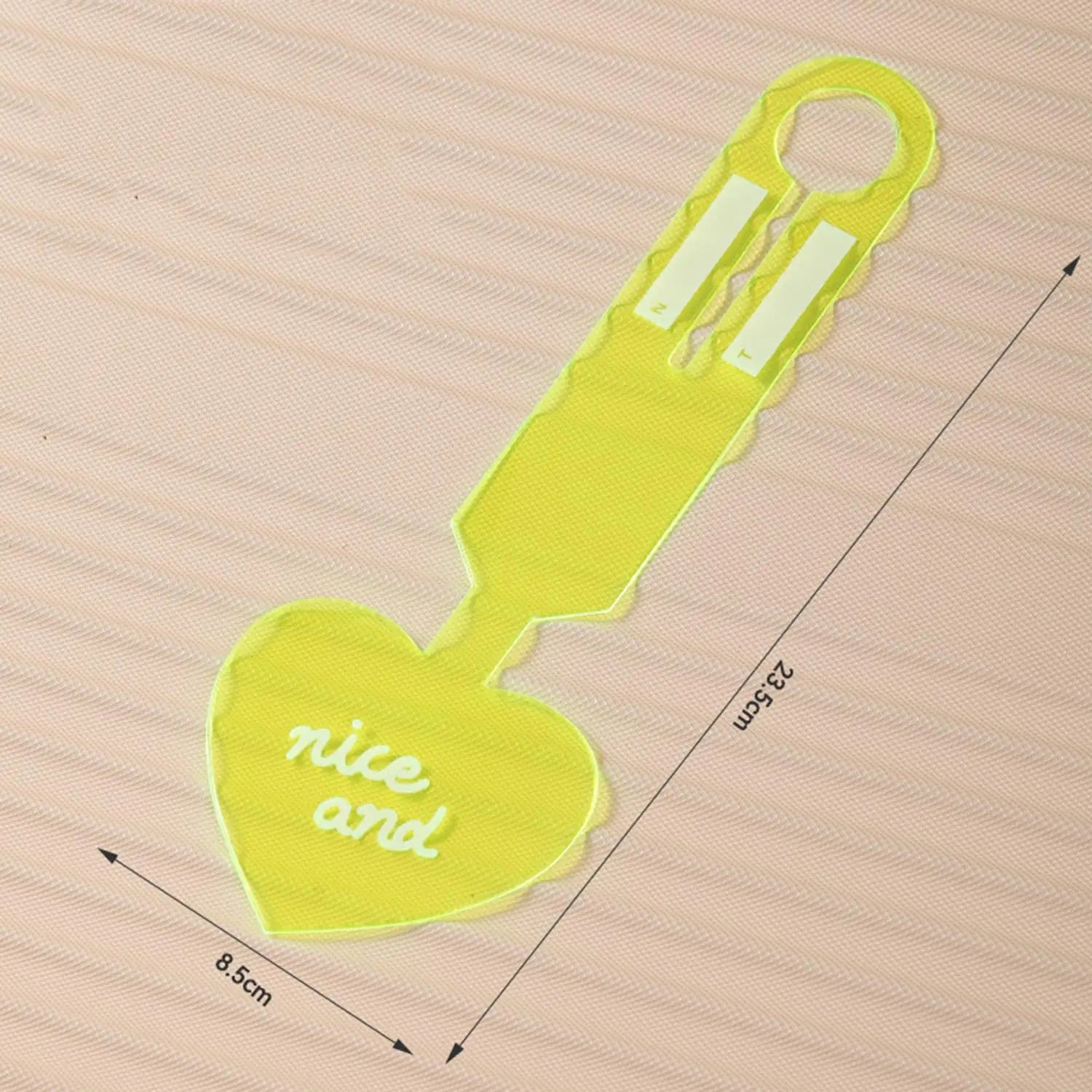 Fluorescent Baggage Tag Portable Anti-lost PVC Suitcase Label Travel Colorful Luggage Tag