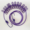 1.8M Portable Retractable Clothesline with Clips Outdoor Indoor Laundry Drying Rack Foldable for Travel Camping Home