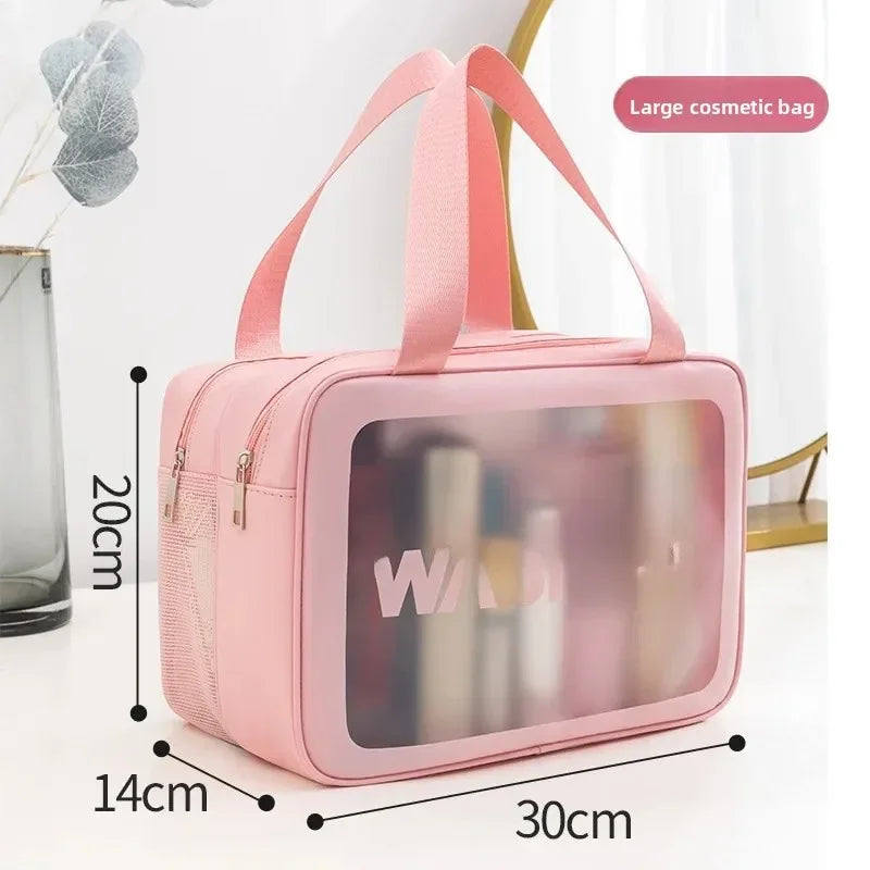 Waterproof Large Capacity Cosmetic Bag Separate Wet And Dry Travel Toiletry Storage Bag Portable Shower Makeup Storage Bag