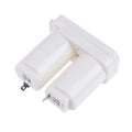Double Compartments Universal Battery Box for Gas Water Heater Accessories Parts Plastic Double Battery Case(white)