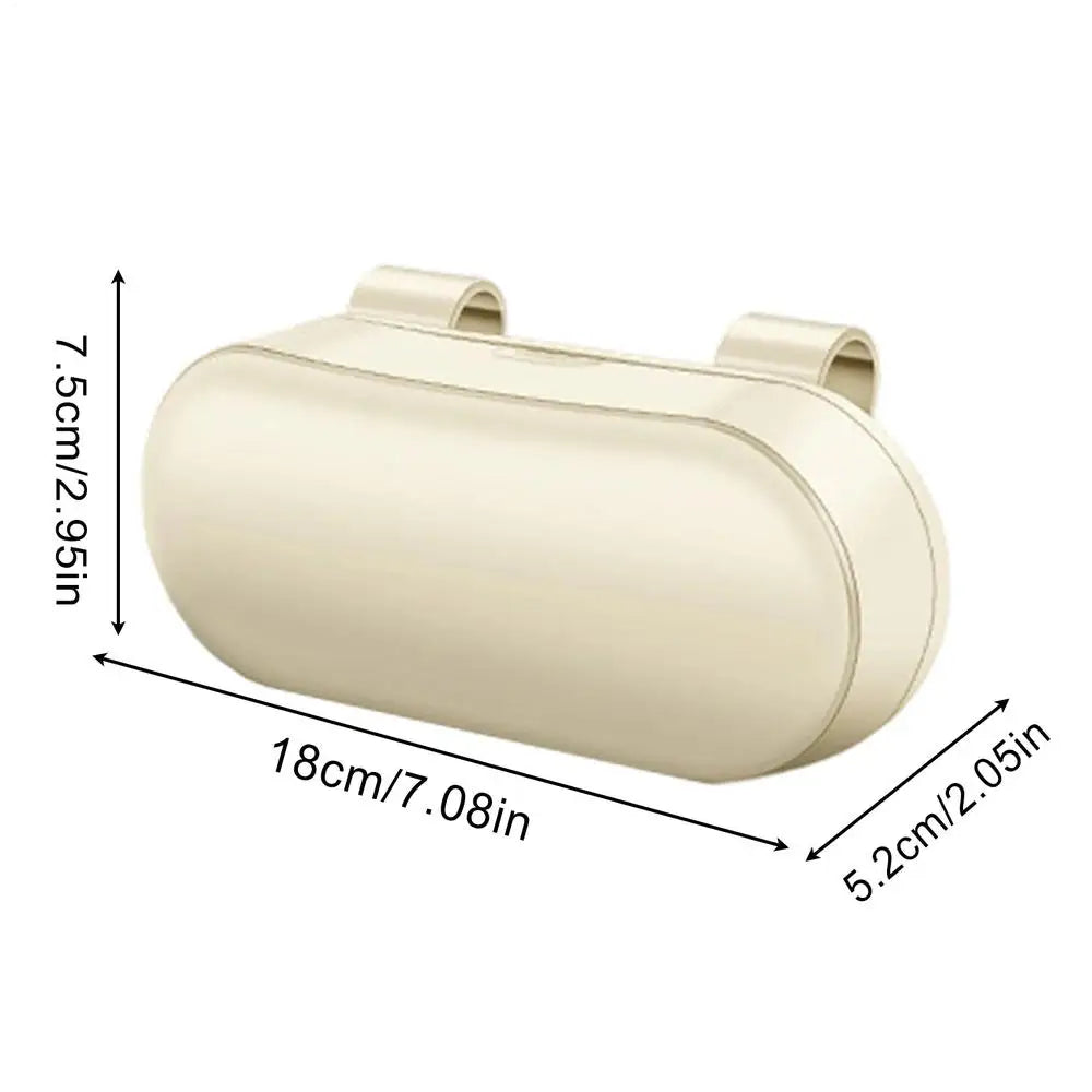Universal Car Visor Clip Sunglass Holder Anti-Scratch Auto Organizer for Driving, Vehicle Glasses Storage Accessory