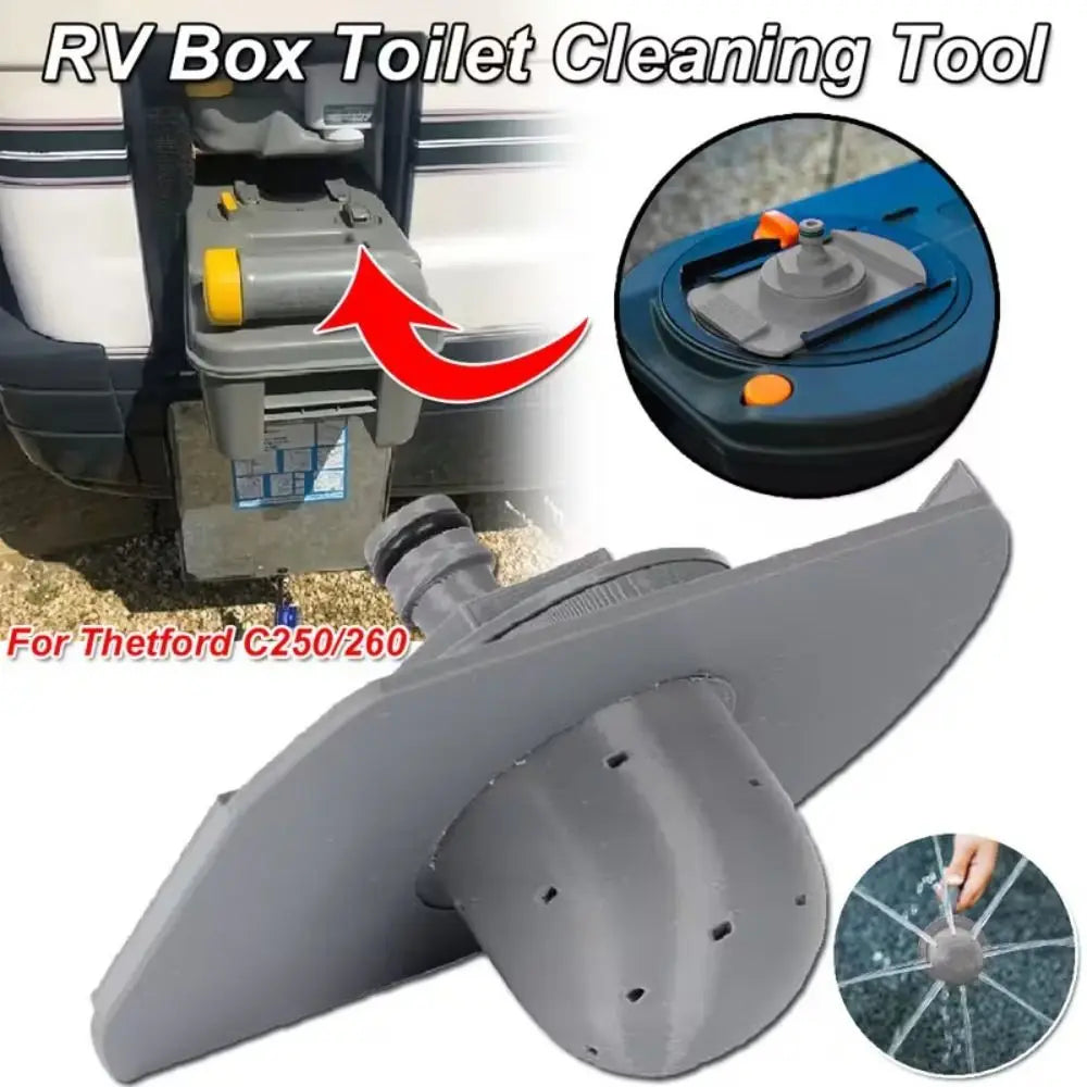 Cassette Toilet Fit RV Toilet Cleaning Tool Accessories Box Toilet Fit Cassette Toilet Cleaner PC Durable for Thetford C250 C260