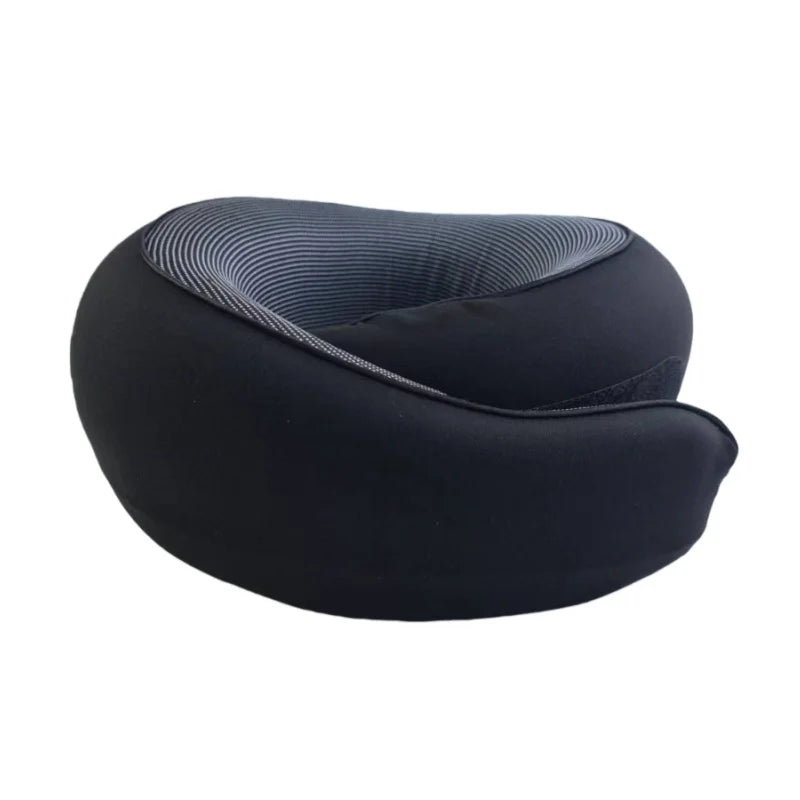 Portable U-shaped Travel Pillow 100% Memory Foam Snail Pillow Travel Neck Support Neck Pillow Adjustable Soft Noon Break Pillows