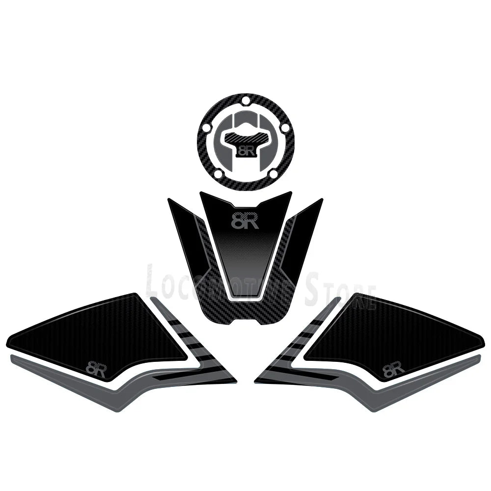 3D Epoxy Resin Sticker Protection Decal Tank Pad Stickers Kit for GSX 8R GSX-8R 2024-