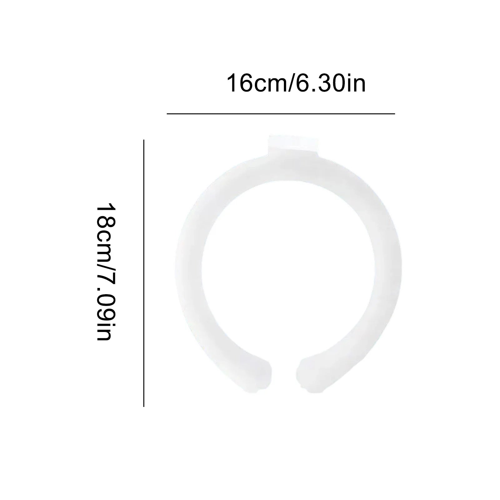 Outdoor Summer Neck Cooling Tube Wraps Ice Ring Neck Cooler Reusable Cooling Tool For Camping Hiking Cycling Running Fishing