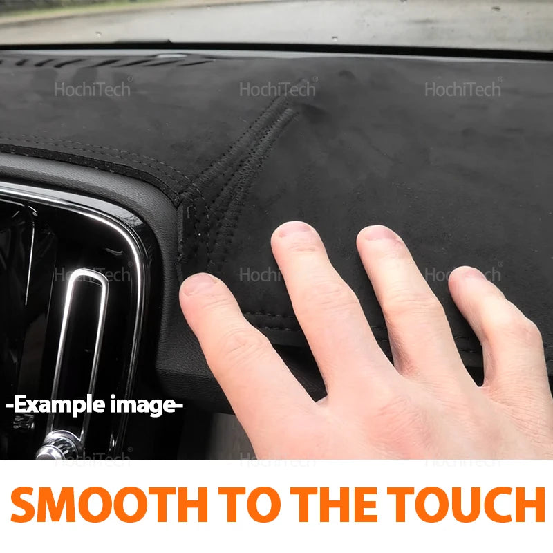 Car Suede Leather Dashboard Cover Dash Mat Carpet Cape Cushion Dashmat Pad for Ford Everest Ranger Wildtrak Raptor T9 2022-2025