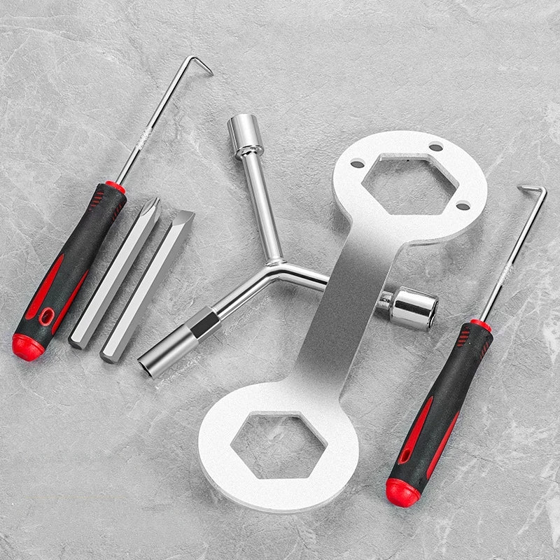 Household Tool Kit, Washing Machine Inner/Outer Cylinder Spring Expansion Tool Set, Snap Ring Pliers Spring Disassembly Tool