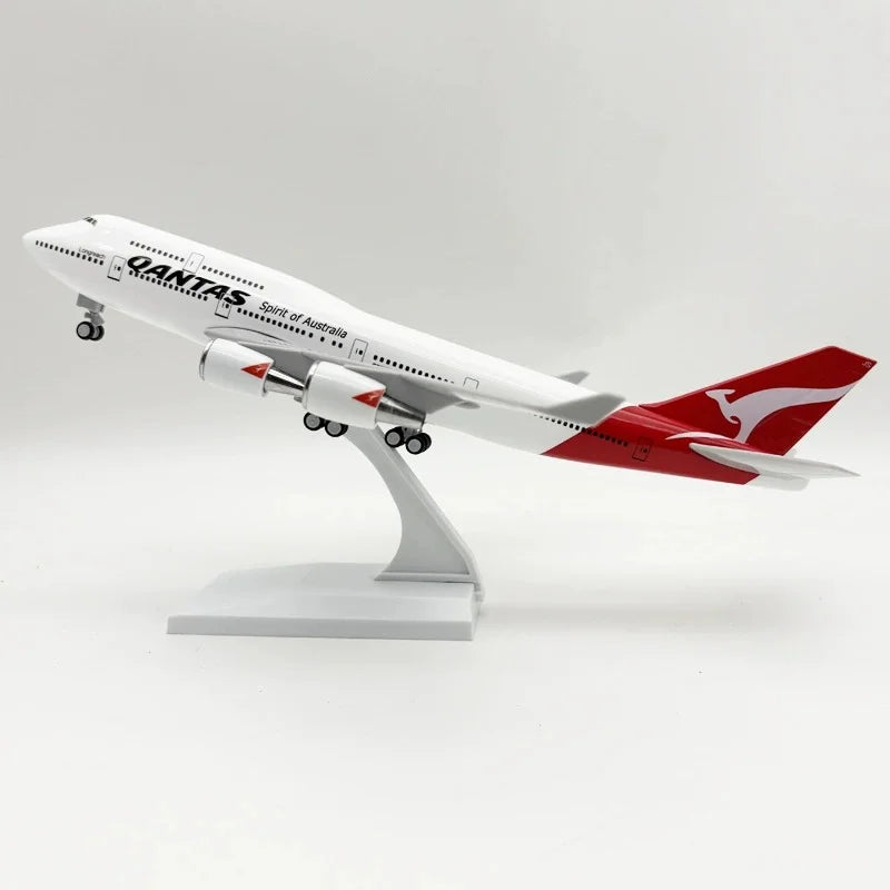 30cm Scale Plane 1/250 B747 Series Model Airplane Toy Resin Diecast Airplanes Building Kit (With Stand) Aviation Toys for Boys