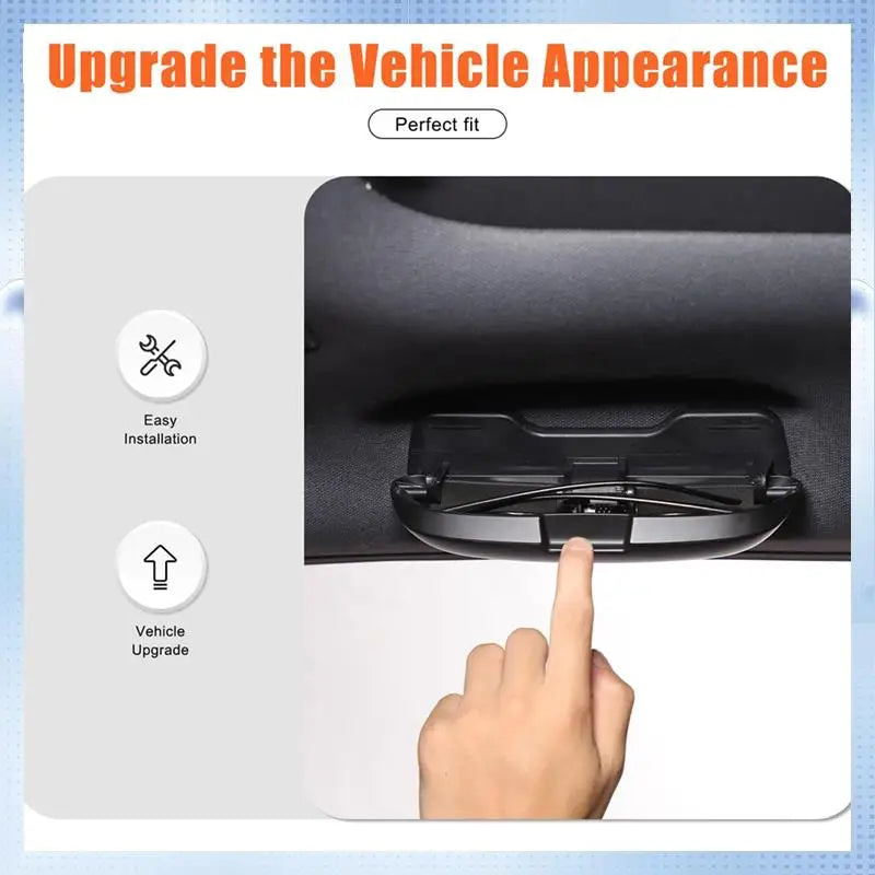 L36A-Sunglasses Holder Case Storage Box For Toyota Land Cruiser Prado 250 LC250 2024 Interior Accessories