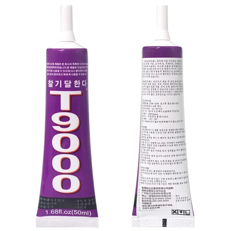T9000 Extra Strong Glue Cyanoacrylate Liquid Super Glue Diamond Jewelry Metal Strong Adhesion Leather Glue for Fabric
