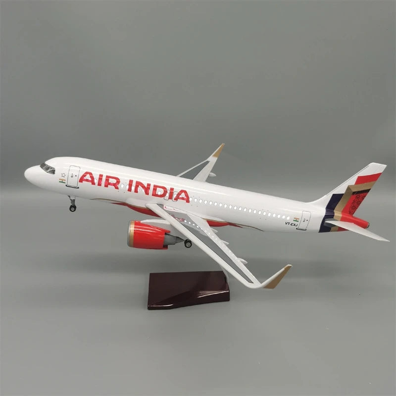 47cm Model Airplanes A320NEO Series 1/80 Scale Aircraft Resin Toy Planes Aviation Miniature Souvenir Plane Toy Christmas Gifts