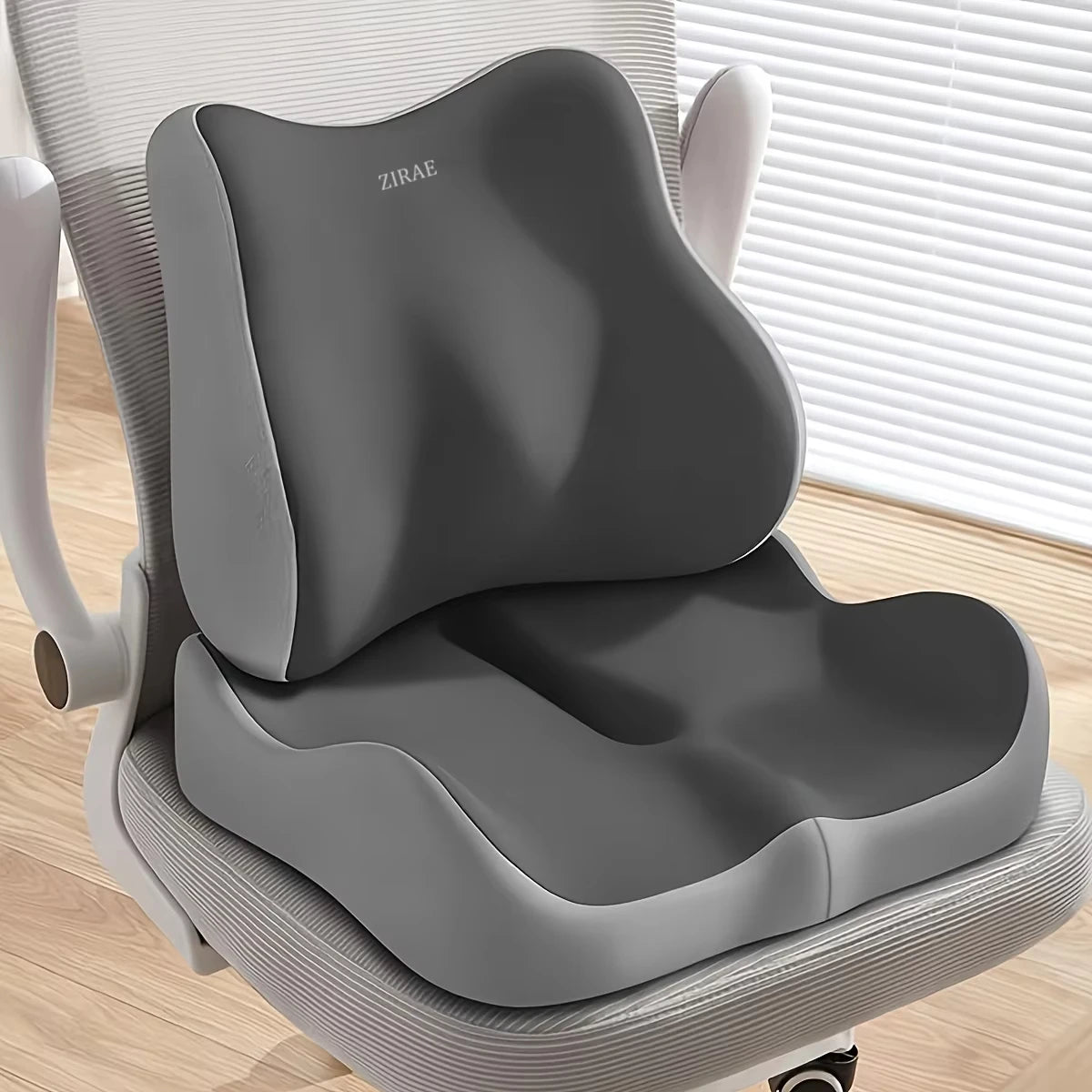 Car Seat Memory Foam Cushion Lumbar Support Soft Elastic Office Chair Pad Seat Cushion Suit for Desk Office Use Pain Relief