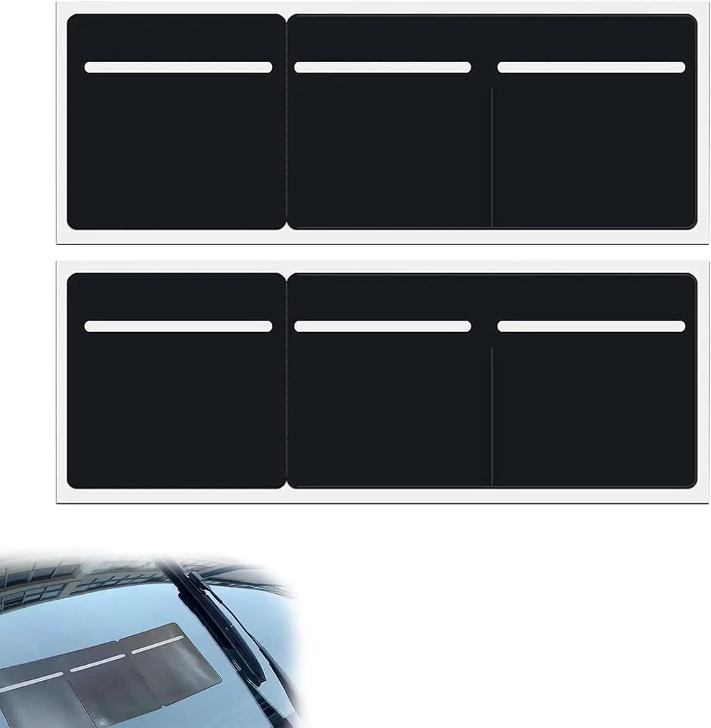 3 in 1 Disc Holder Parking Permit Holder Car Tax Disc Holders, Clear Self Adhesive Car Permit Card Holders Windscreen Card