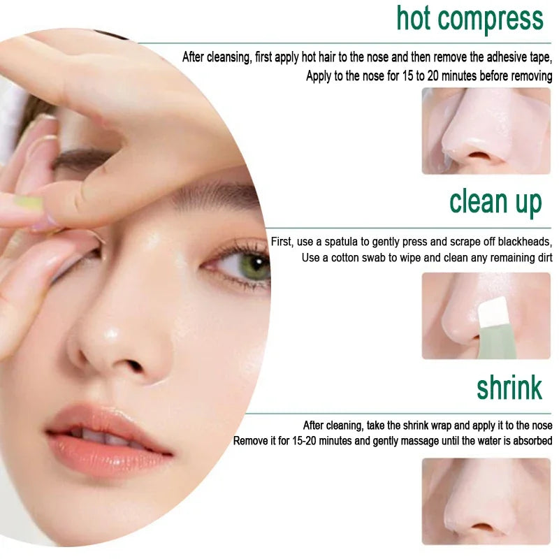 1Pcs Nose Blackhead Remover Tool Gentle Facial Pore Cleanser Silicone Facial Scraper Skin Scrub Facial Scraper Skin Care Tools