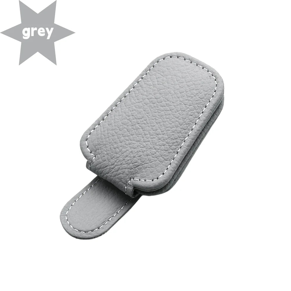 Universal Car Sunglasses Clip Card Ticket Holder Stand Fastener Pen Case Eyeglasses Sun Visor Car Accessories