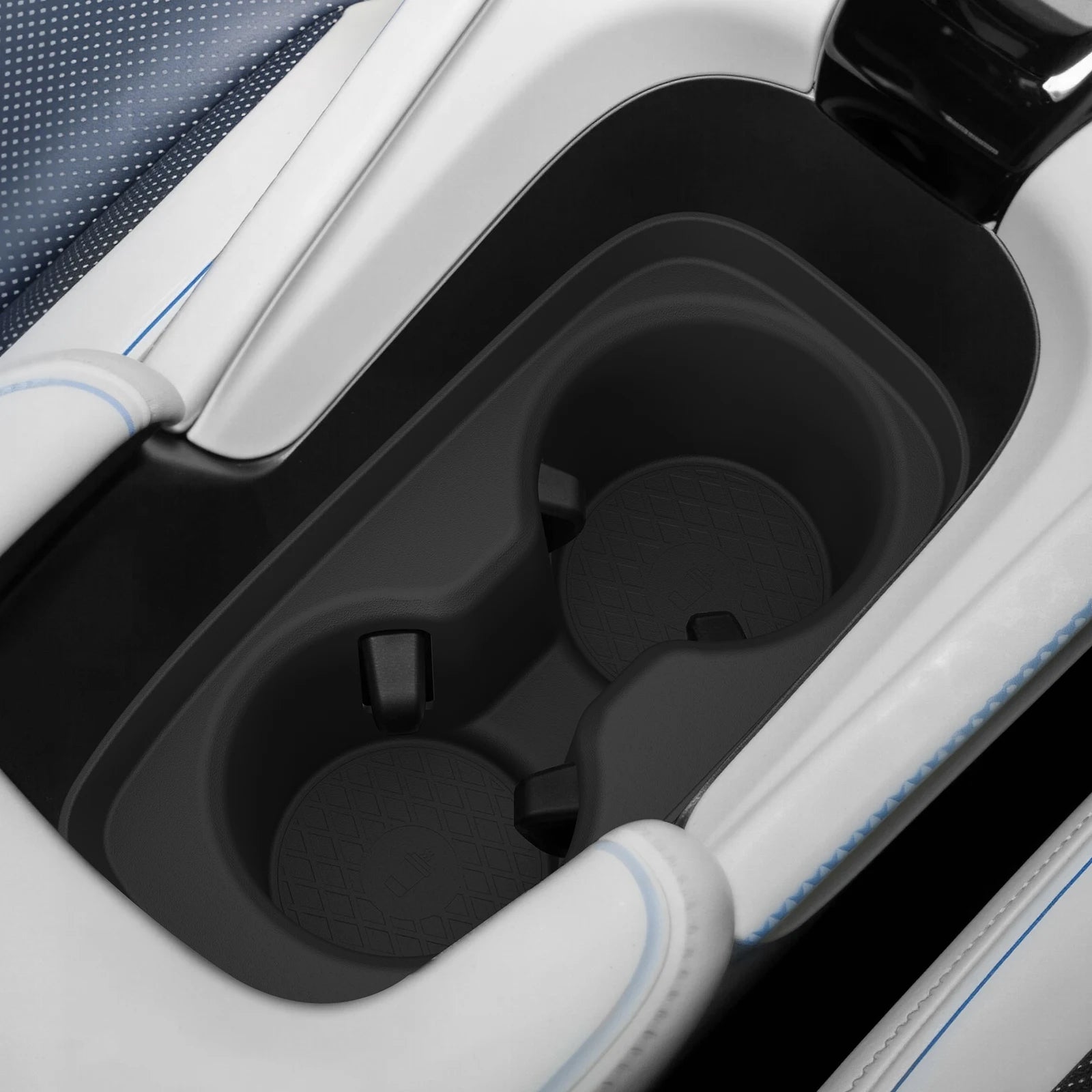 for Honda Prelude BF1 2025 Center Console Cup Holder Black TPE Insert Drinks Storage Box Car Interior Accessories