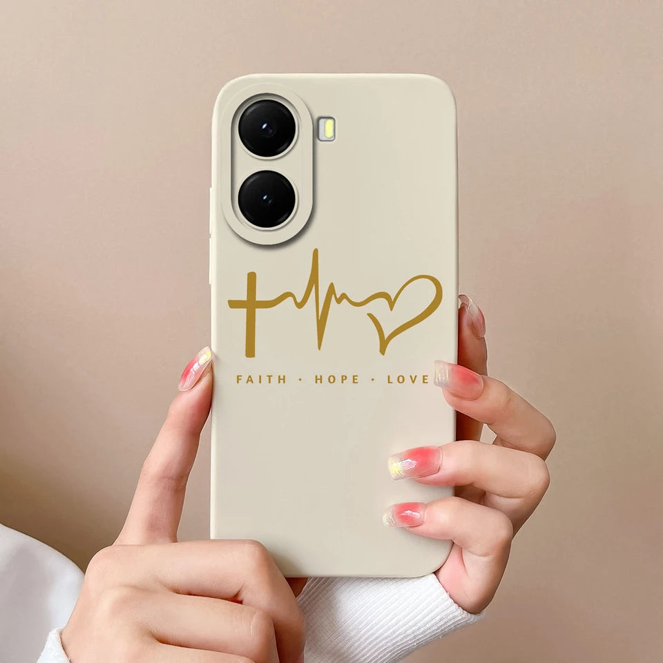 For Xiaomi Poco X7 Pro Case Lovely Bear Love Heart Shockproof Anti-fall Antifouling Luxury Shell For xiaomi poco x7 pro Coque