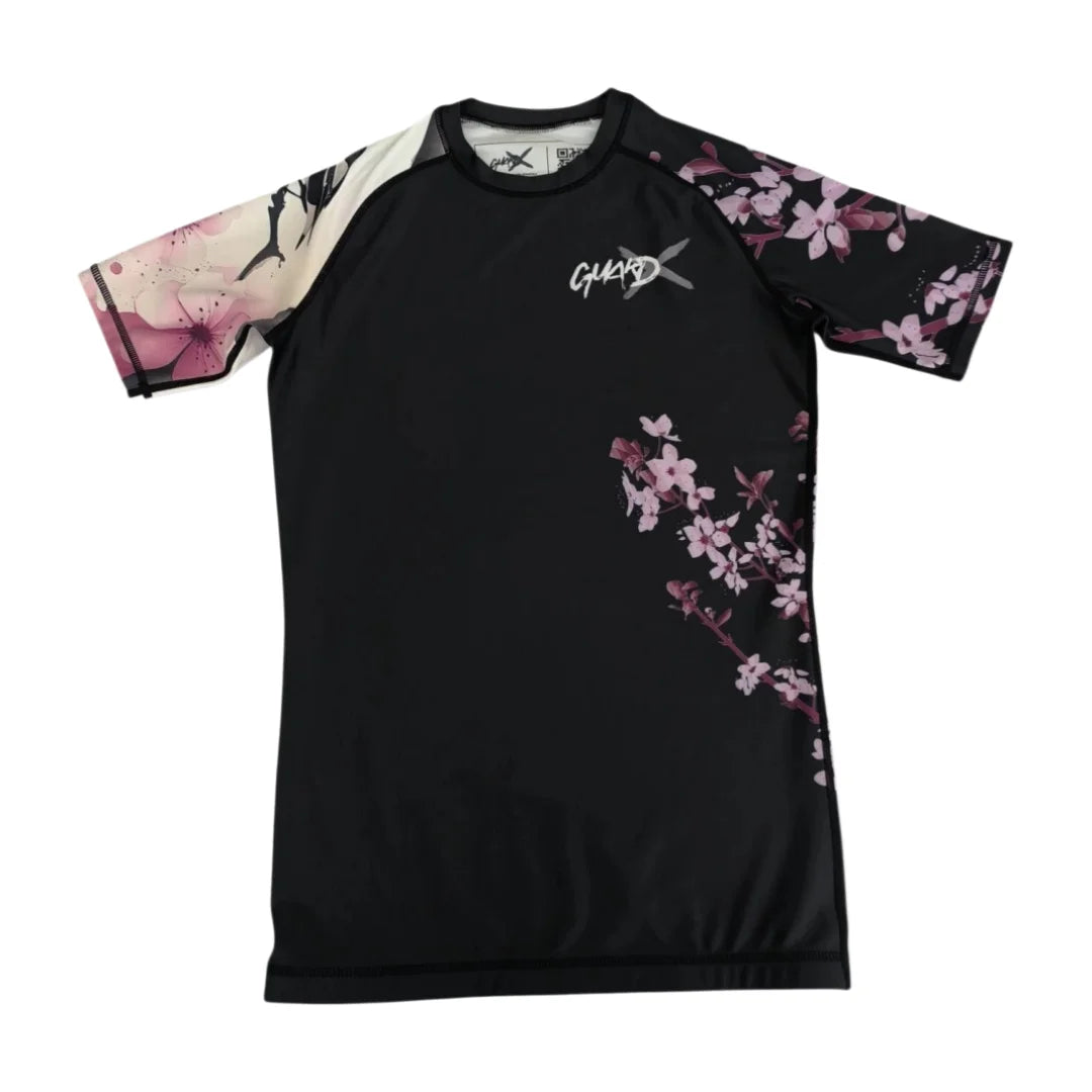 BJJ Training Set Complete No-Gi Outfits Blossom-X Rashguard (Short Sleeve) & Fight Shorts Summer Men's Quick-drying T-Shirt Set