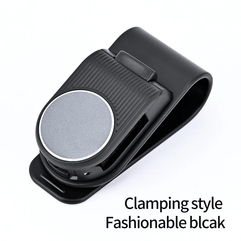 Car Glasses Holder Clip - Durable ABS Resin, Easy Installation for All Vehicle Models, Keeps Fashion Glasses Secure & Visible on