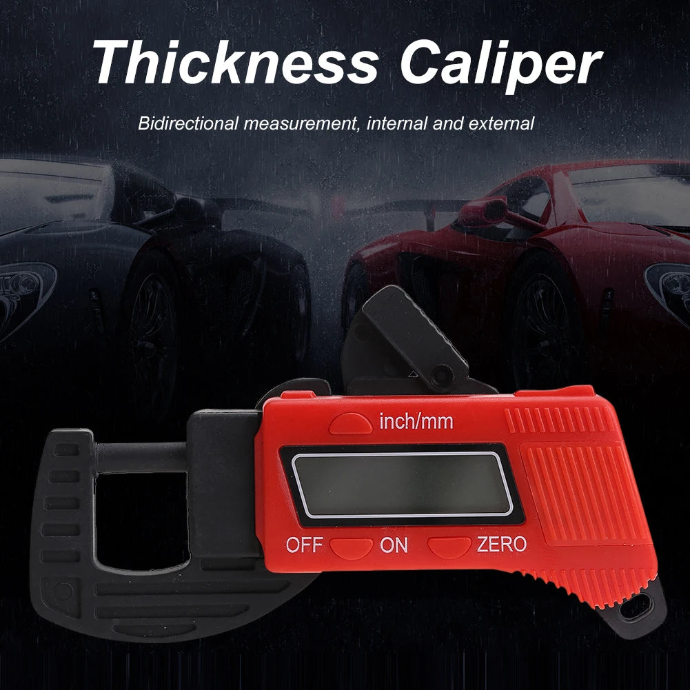 Digital Thickness Caliper 0-12.7mm Electronic Micrometer Large LCD Display Lightweight Jewel Pearl Diameter Measurement